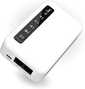 GL.iNet GL-XE300 Puli 4G LTE Industrierouter, OpenWrt, 5000mAh Akku