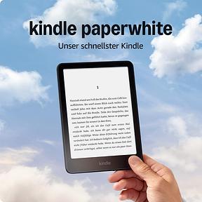 Amazon Kindle Paperwhite (neueste Generation) – 16 GB – ohne Werbung – schwarz