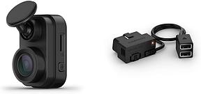 Garmin Dash Cam Mini 2 – ultrakompakte Dashcam mit automatischer Unfallerkennung, 140° Bildwinkel & Kabel für die Konstantstromquelle